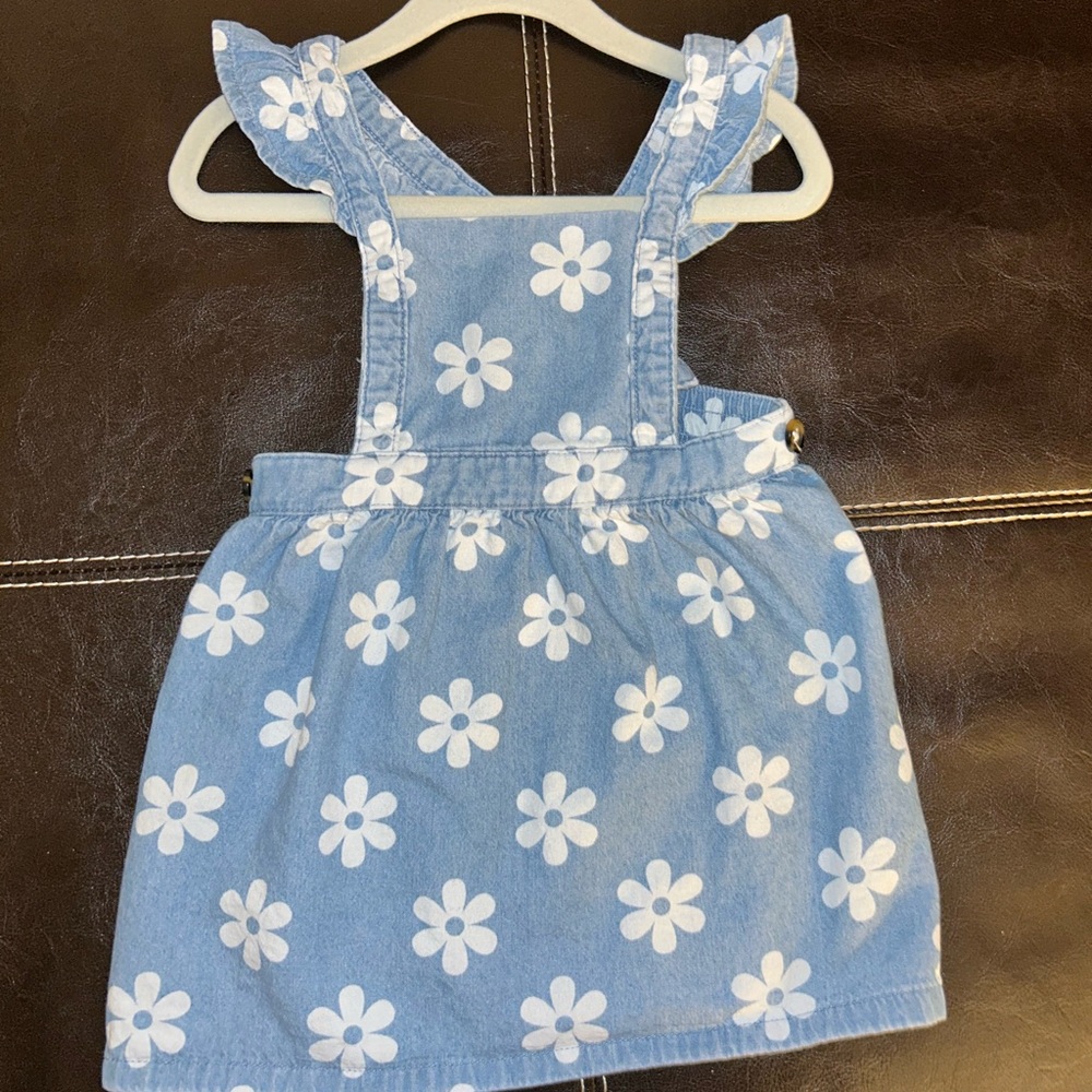 Wonder Nation Light Blue Floral Dress